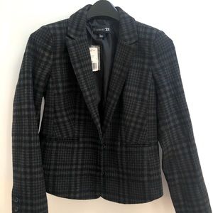 NWT Plaid / Checkered Blazer Jacket - SIZE 2